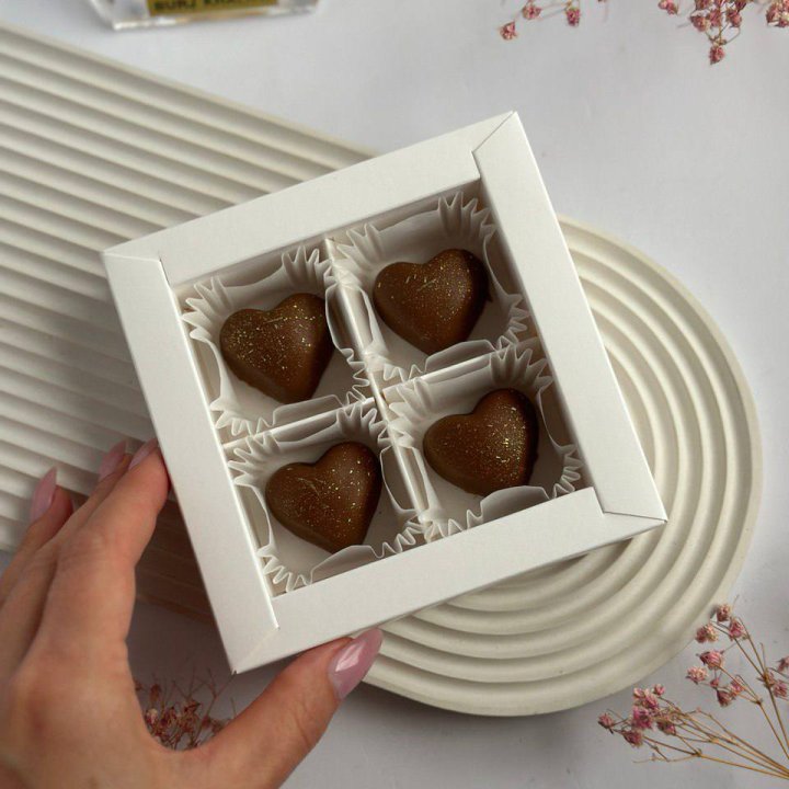 Бельгийский шоколад сердца в Томске