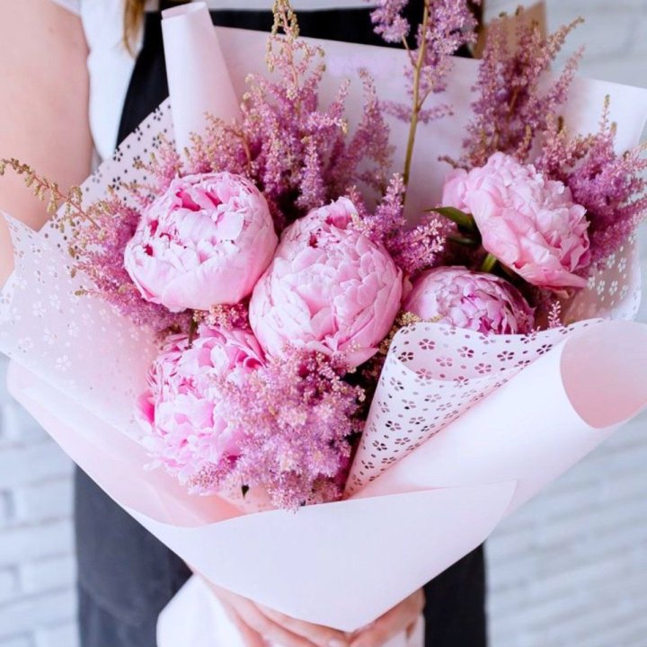 Букет пионов "Мелиса" в Томске