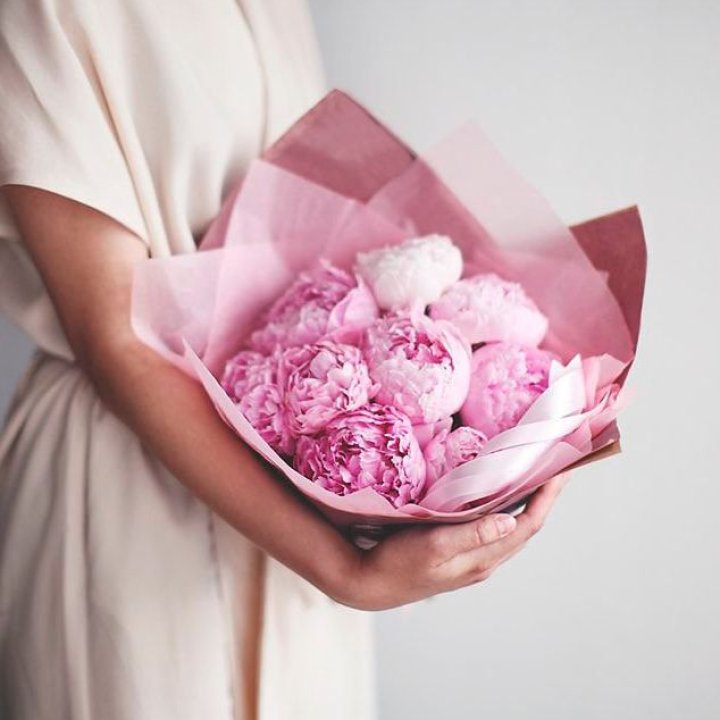 9 зефирных пионов в Томске