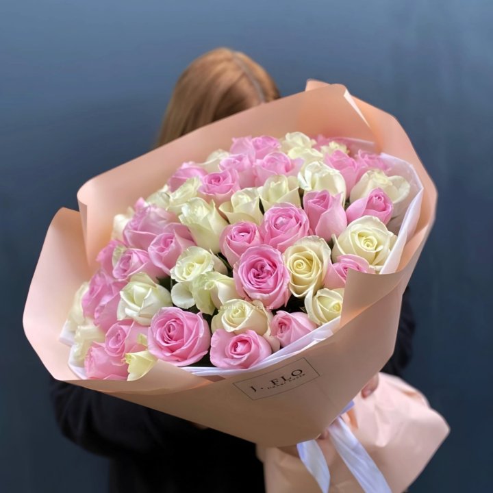 55 роз микс нежности в Томске