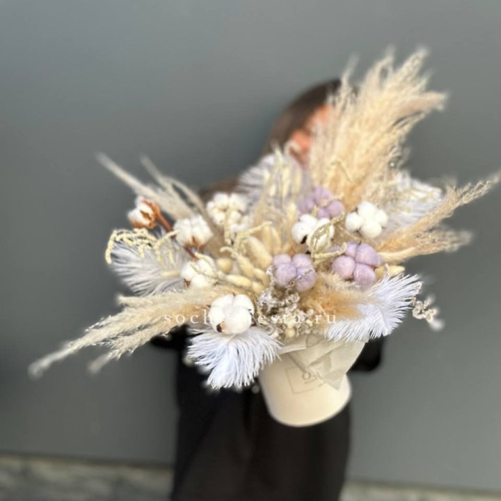 Авторский бокс с сухоцветами №3 в Томске