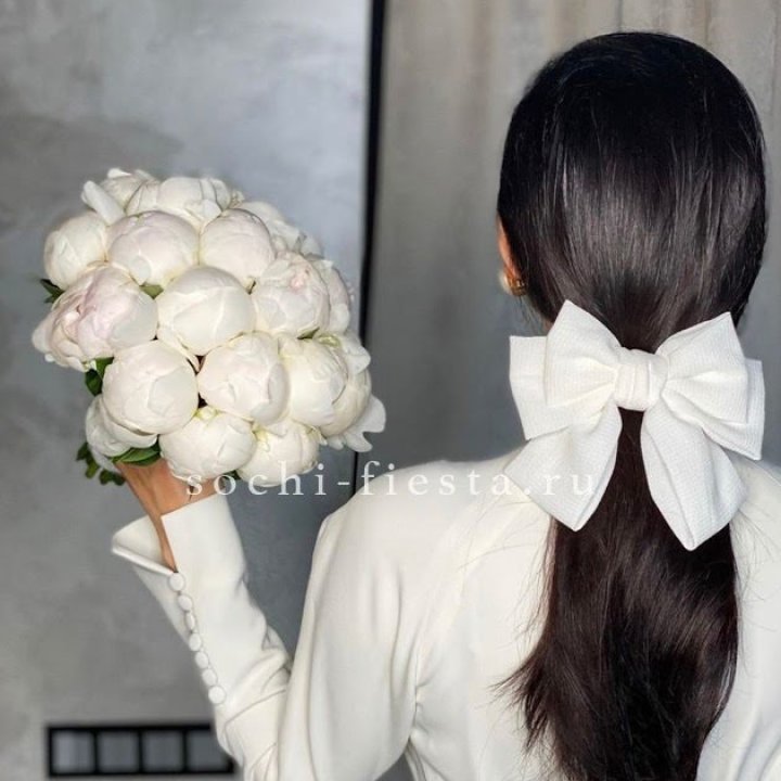 Свадебный букет пионов в Томске