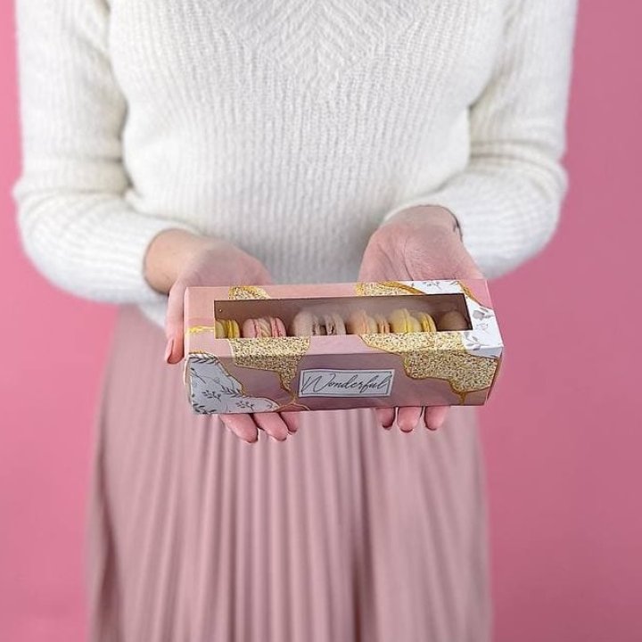 Коробка макаронс 5 шт. в Томске