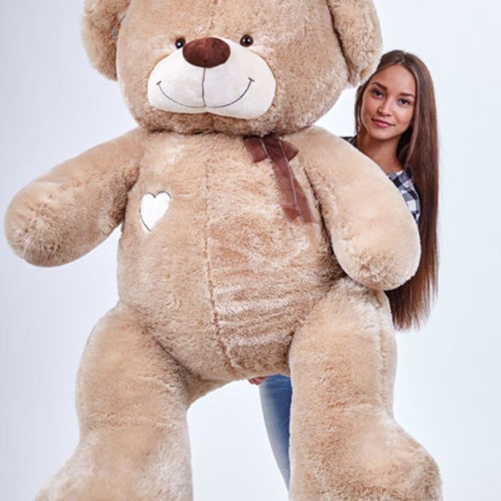 Бурый плюшевый мишка большой в Томске