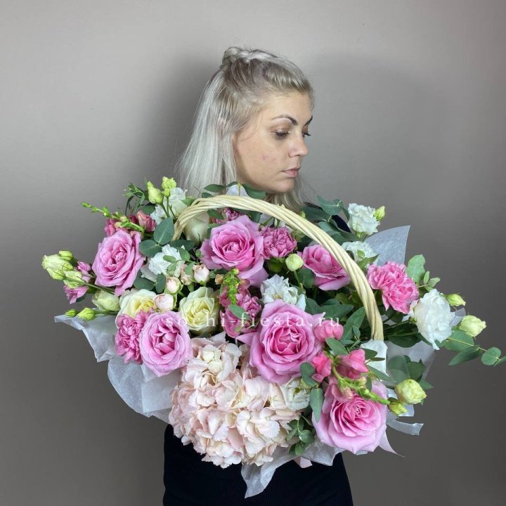 Цветочная корзина № 5 в Томске