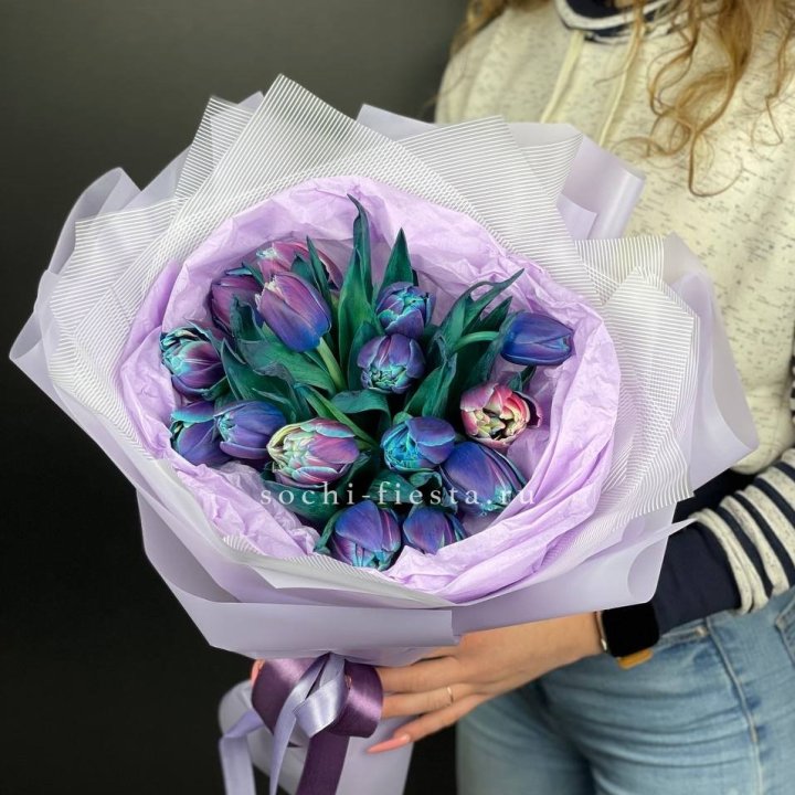 Букет тюльпанов "Пандора" в Томске