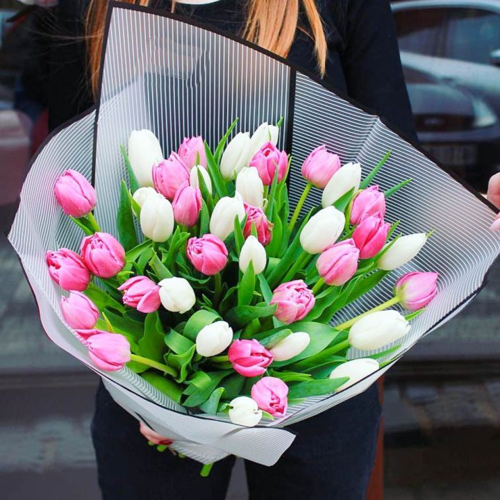 29 тюльпанов микс в Томске