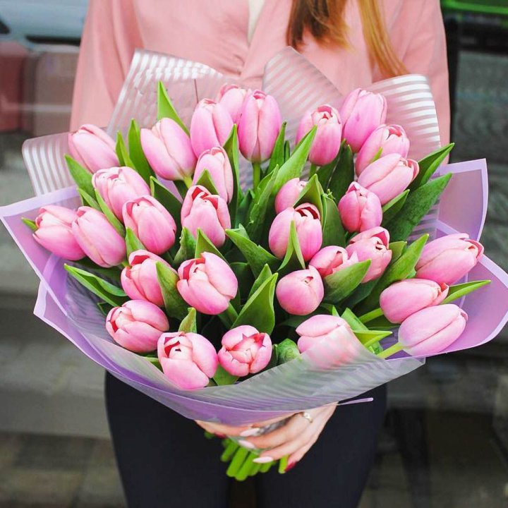 25 тюльпанов "Айс крем" в Томске