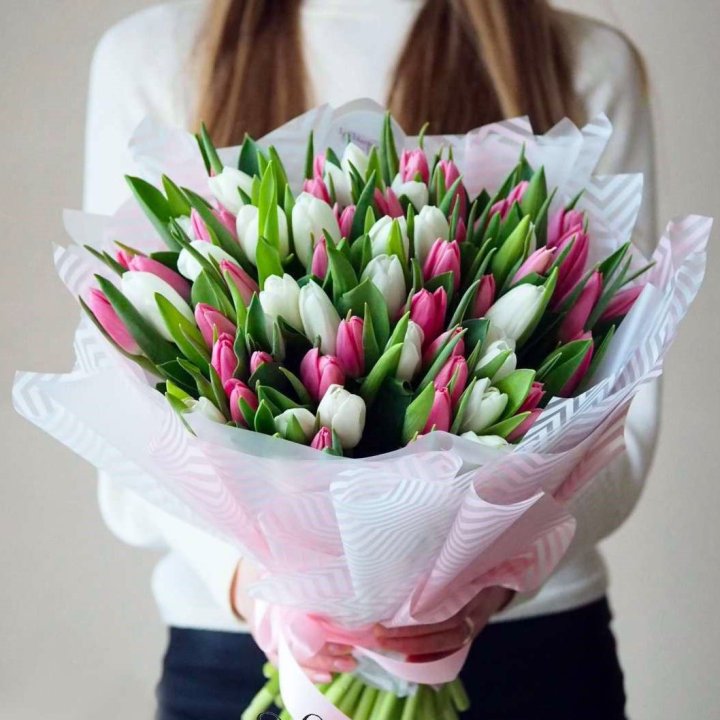 Букет тюльпанов "Лолита" в Томске