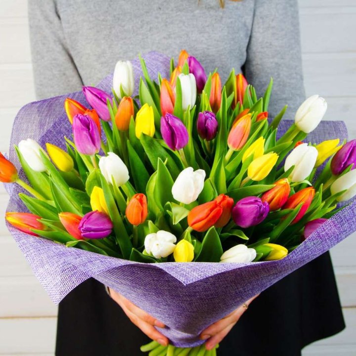 51 тюльпан "Рандом" №2 в Томске